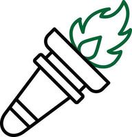 Torch Creative Icon Design vector