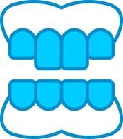 Denture Creative Icon Design vector