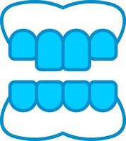 Denture Creative Icon Design vector