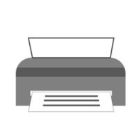 vector de icono de impresora. símbolo plano simple. ilustración de diseño vectorial.