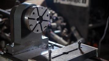 Close-up of a metal equipment photo