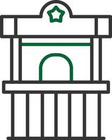 Ticket Box Creative Icon Design vector