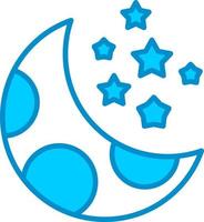 Moon Creative Icon Design vector