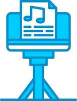 Music Stand Creative Icon Design vector