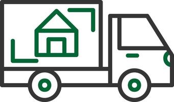 Moving Truck Creative Icon Design vector