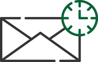 Postpone Creative Icon Design vector