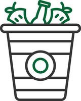 Waste Creative Icon Design vector