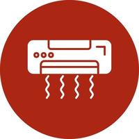 Air Conditioner Creative Icon Design vector