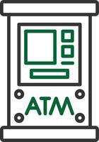 Atm Machine Creative Icon Design vector