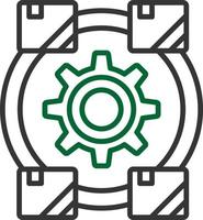 Machinery Creative Icon Design vector