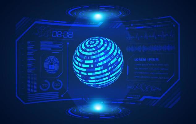Modern HUD Technology Screen Background