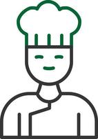 diseño de icono creativo de chef vector