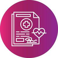 Health Insurance Creative Icon Design vector