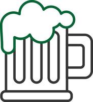 Pint Of Beer Creative Icon Design vector