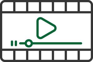 Video Player Creative Icon Design vector