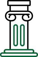 Pillar Creative Icon Design vector