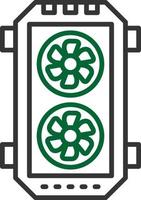 Pc Tower Creative Icon Design vector