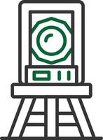 Theodolite Creative Icon Design vector