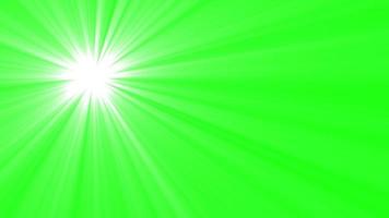 luz del sol brillante y deslumbrante - video de efecto de superposición de pantalla verde de fondo