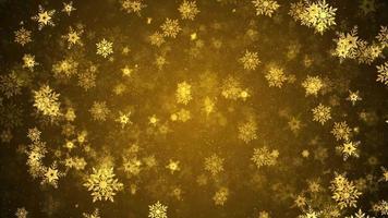 Christmas invitation card snow flakes background. snowflakes red background video