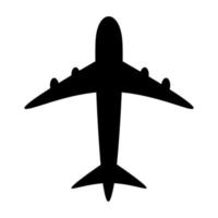 Airplane icon isolated. vector