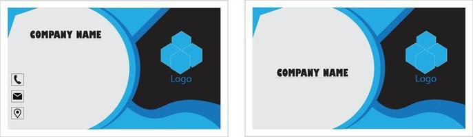 business card template vector