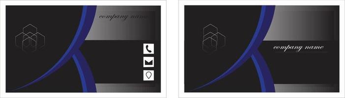 Modern and Elegant Business Card Design template vector