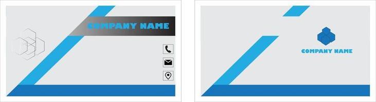 A pro Corporate Business Card Template Pro Vector