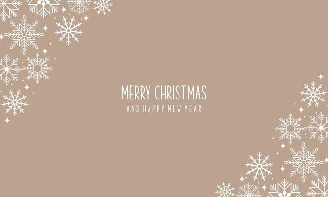 Christmas snowflakes elements ornaments background