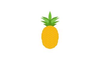 logotipo de piña. ilustración de piña, frutas de verano, para una vida sana y natural. vector