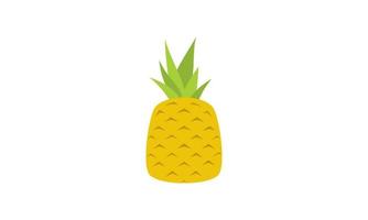 logotipo de piña. ilustración de piña, frutas de verano, para una vida sana y natural. vector