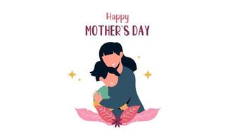 Mother's day concept illustration vector