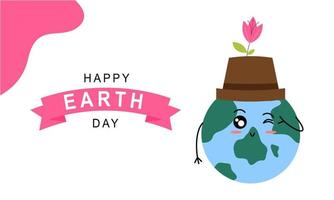 International Mother Earth Day. Environmental problems and environmental protection vector