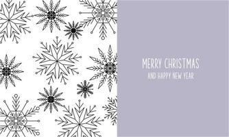 Christmas snowflakes elements ornaments background vector