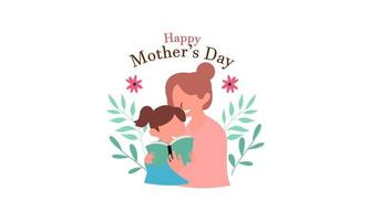 Mother's day concept illustration vector