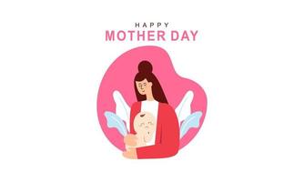 Mother's day concept illustration vector