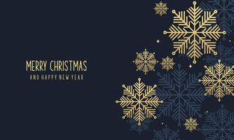 Christmas snowflakes elements ornaments background vector