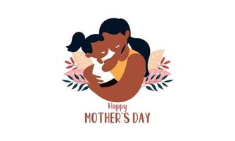 vector de ilustración del concepto del día de la madre
