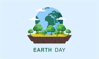 International Mother Earth Day. Environmental problems and environmental protection vector