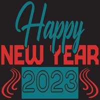 Happy new year 2023 vector
