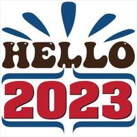 Hello 2023. vector file