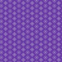 Snowflakes seamless pattern on purple background. Hand drawn winter repeat backdrop. Doodle Christmas, New Year snowflakes vector design for fabric, textile, paper, wrapping