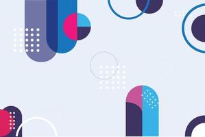 Abstract geometric background with shapes vector