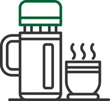 Thermos Creative Icon Design vector