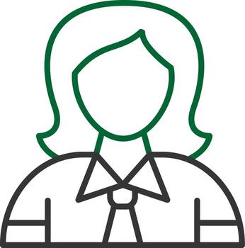 diseño de icono creativo de trabajador vector