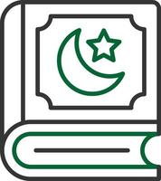 diseño de icono creativo de quran vector