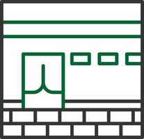 Kaaba Creative Icon Design vector