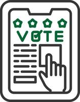 Vote Creative Icon Design vector