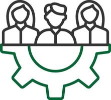 Workforce Creative Icon Design vector