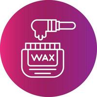 Wax Creative Icon Design vector